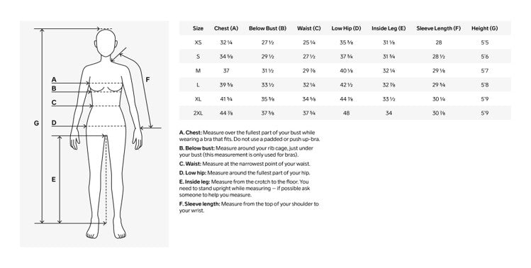Craft Vittoria Size Guide womens