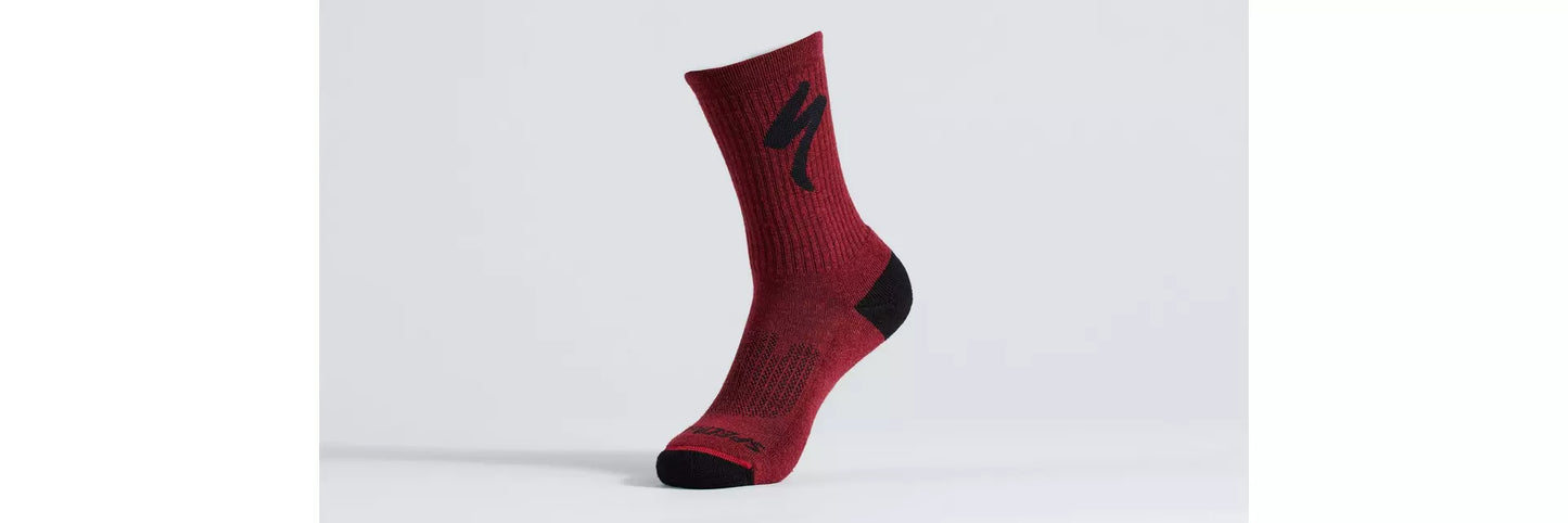 MERINO MIDWEIGHT TALL LOGO SOCK