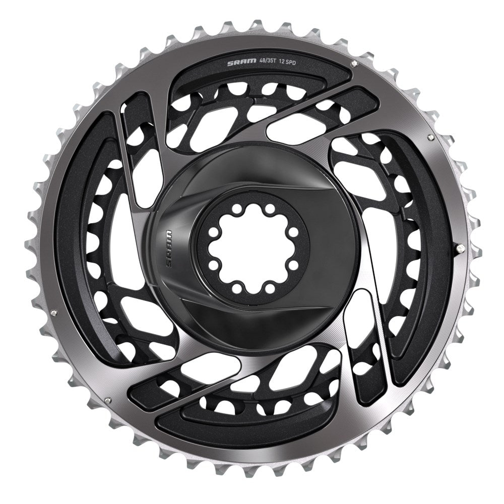 SRAM Chain Ring Road 46 / 33 Tooth Direct Mount Kit Non-Power Red Polar Grey