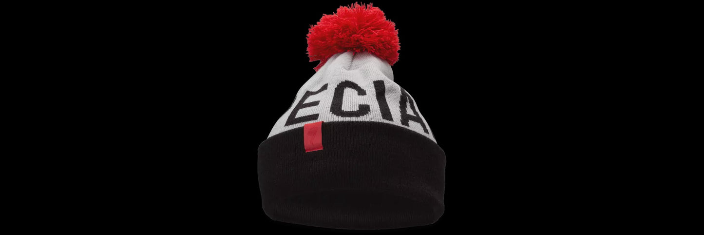 NEW ERA POM BEANIE GREY/BLACK SPECIALIZED