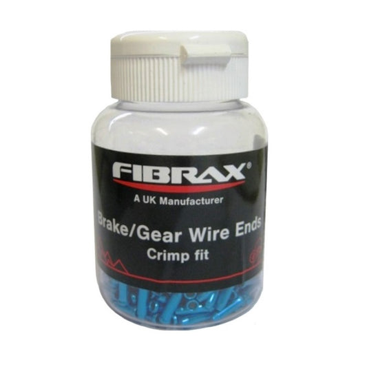 Fibrax Alloy Non-Fray Cable Ends Blue