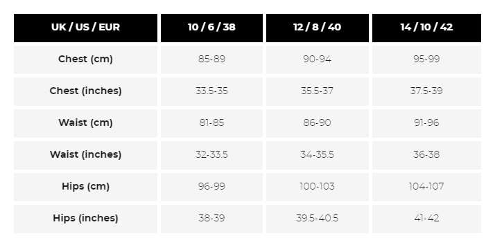 Proviz Reflect360 Performance Women's Gilet - Sizing