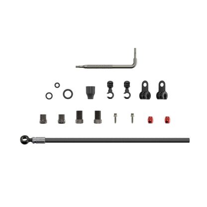 SRAM Disc Brake Hydraulic Hose Kit - Black Banjo - 2000mm Black (Includes Banjo, Fittings) - Level ULT / TLM (A1), Code R / RS / RSC / ULT / SLV / BRZ (B1 / C1), Red eTap HRD, S900 Monoblock
