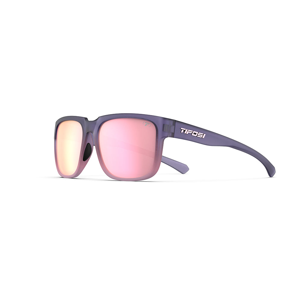 Tifosi Shumo Sunglasses Midnight Coral with Pink Mirror Lens
