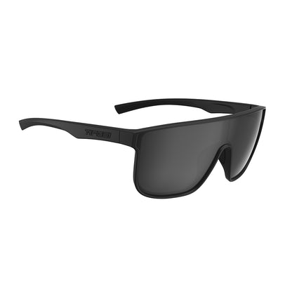 Tifosi Sanctum XL Sunglasses Blackout with Smoke No Mirror Lens
