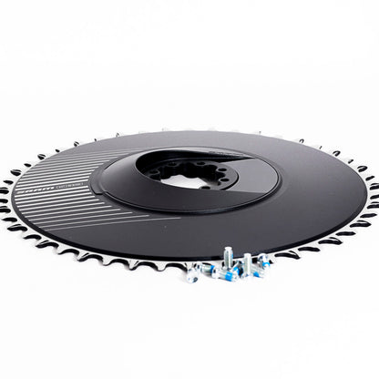 SRAM Chain Ring Road 46 Tooth Direct Mount X-Sync 6.5mm Offset - Aero Red E1 Including 8 Chainring Bolts