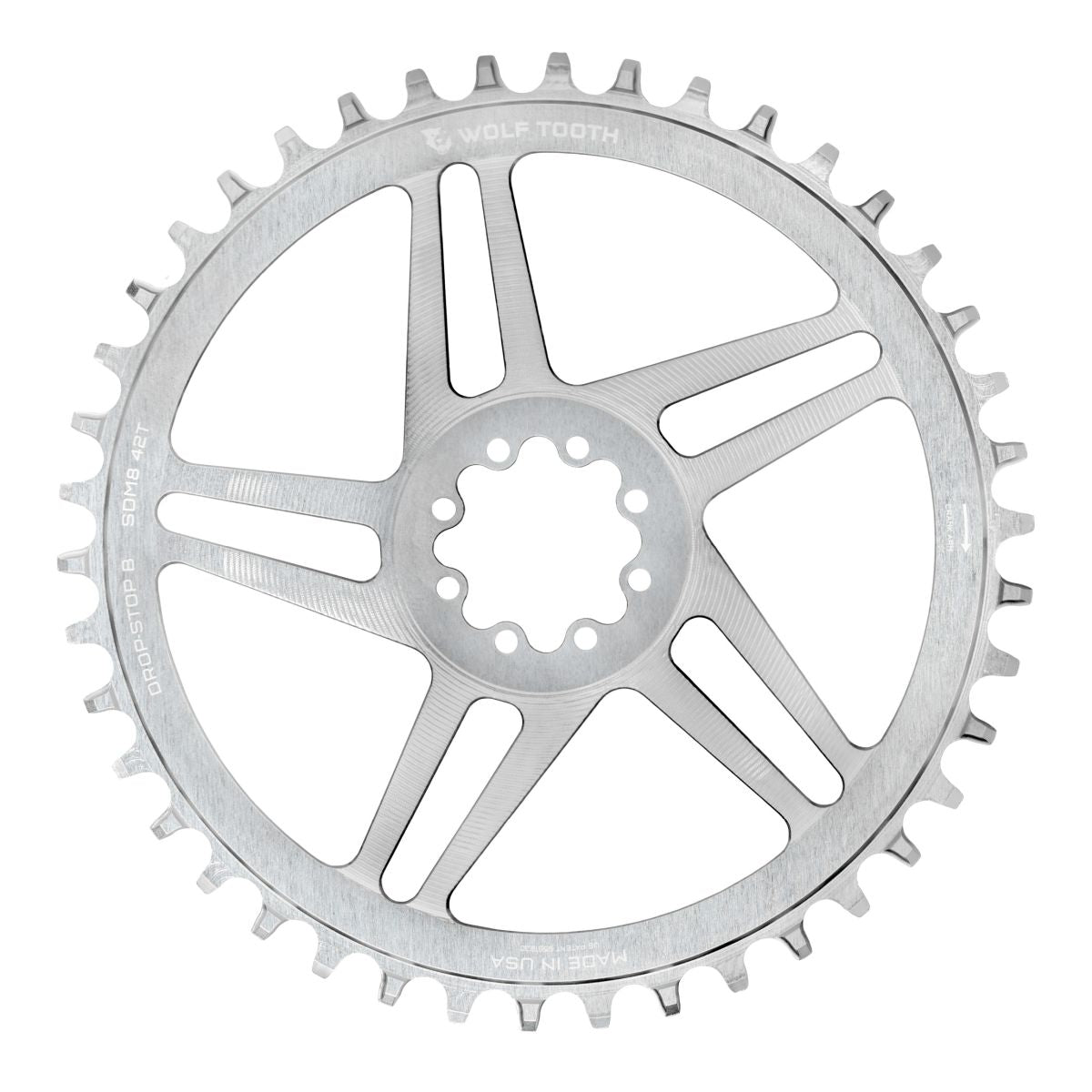SRAM 8-BOLT ROAD/GRAVEL DM DROP-STOP CHAINRING