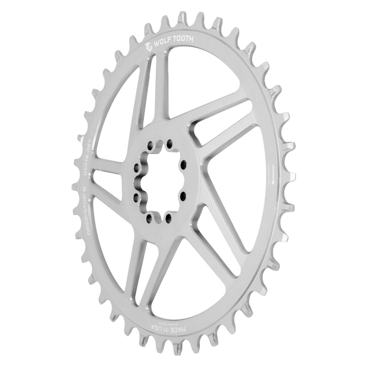 SRAM 8-BOLT ROAD/GRAVEL DM DROP-STOP CHAINRING