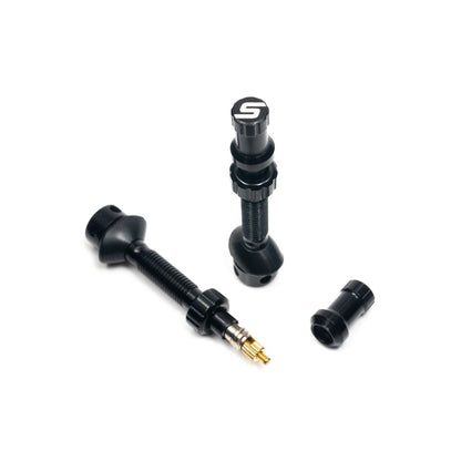 STAN'S ALLOY UNIVERSAL PLUS TUBELESS VALVE - DEEP 65 - 83MM LENGTH