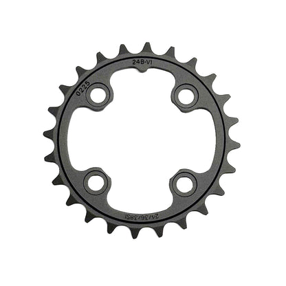 SRAM Chain Ring MTB 24 Tooth 64mm B V1 Aluminium 3mm 9 and 10 Speed Blast Black
