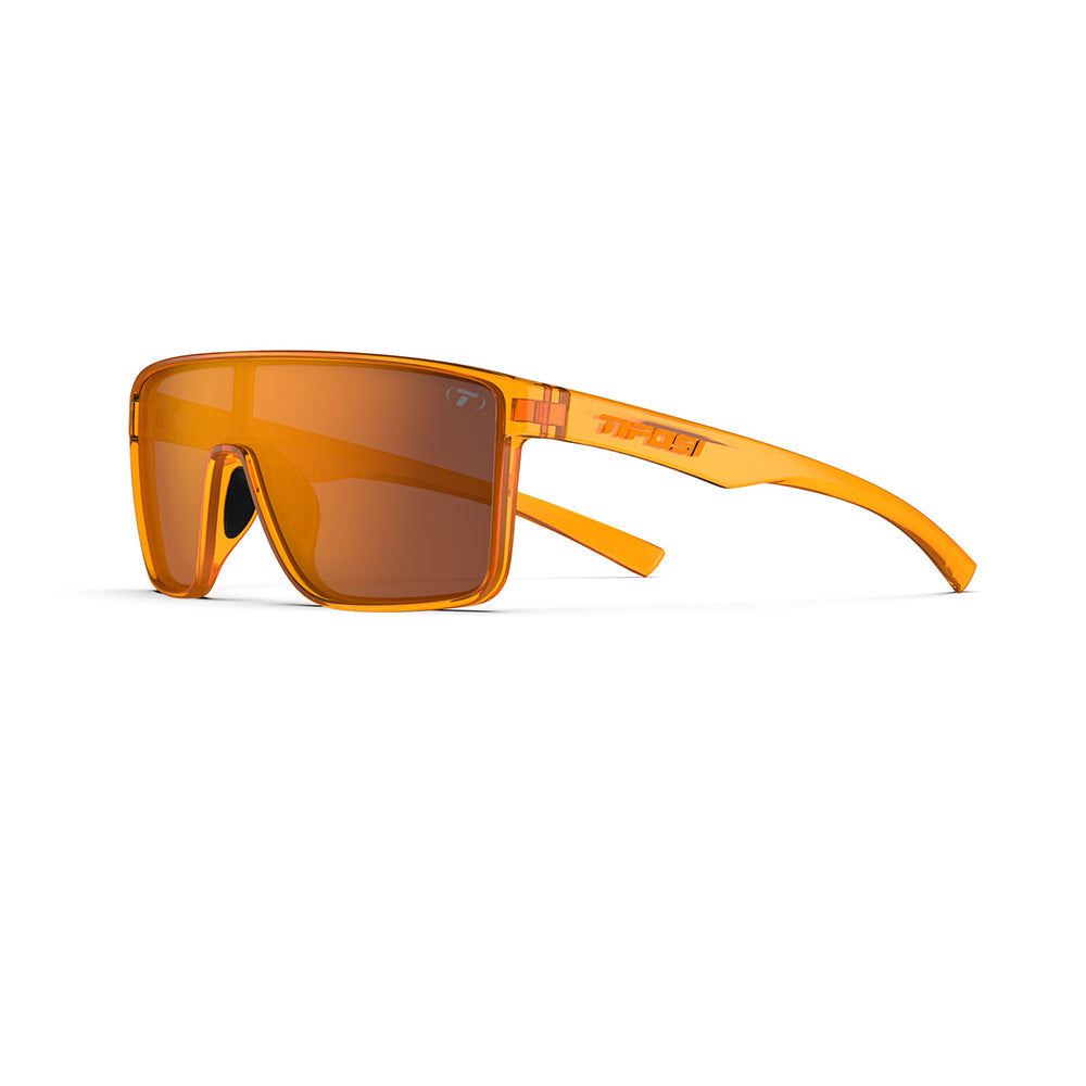 Tifosi Sanctum Sunglasses Amber Blaze with Atomic Orange Mirror Lens
