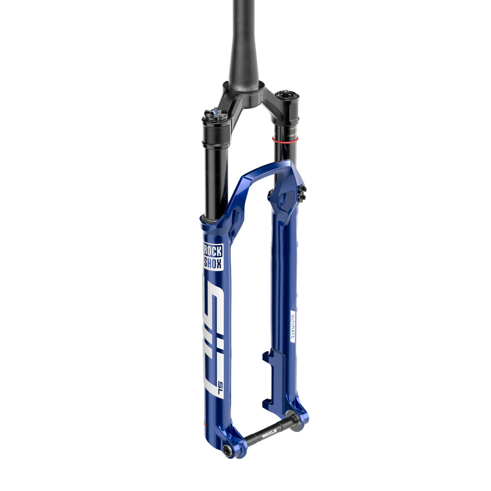 RockShox Fork SID SL Ultimate Race Day - 2P Remote 29" 15mm x 110mm, 100mm Blue Crush 44mm Offset Tapered DebonAir - (Includes Zip Tie Fender, Star Nut, Maxle Stealth) (Remote Sold Seperately) - D1
