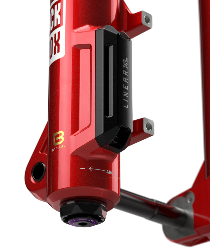 RockShox Zeb Ultimate Red Detail 1