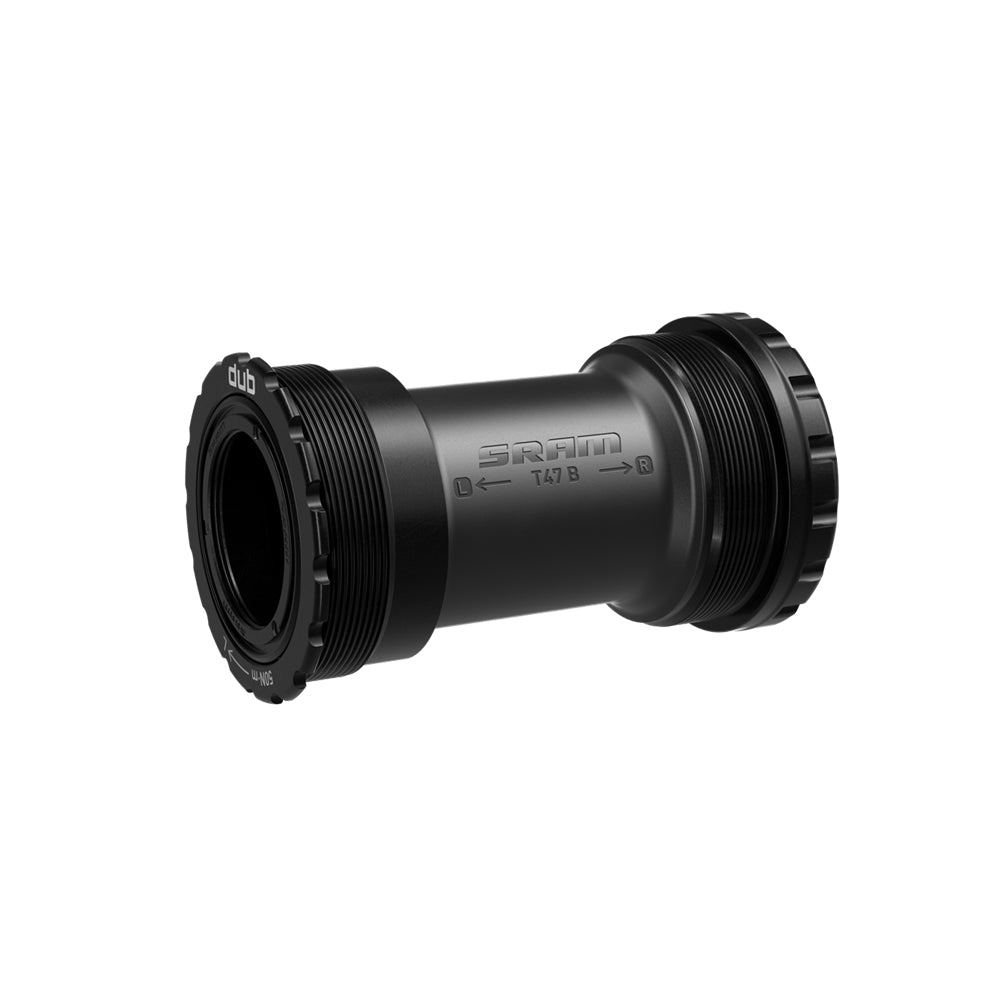 "SRAM Bottom Bracket DUB T47 (Road and Road Wide) 77mm (including 2.5, 3.0, 5.5 DUB spacer)

"
