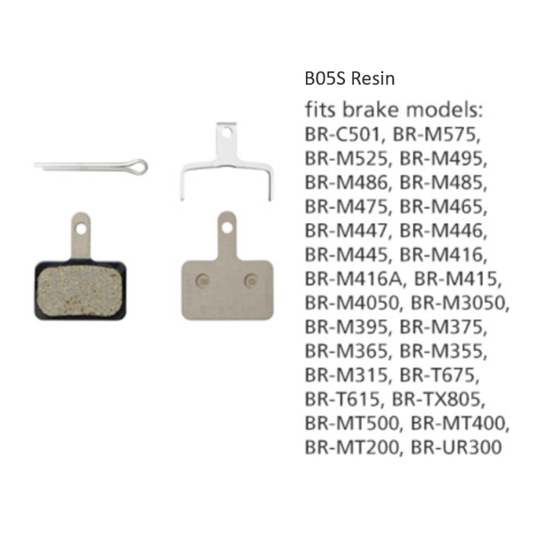 BR-M446 DISC BRAKE PADS B05S RESIN SHIMANO