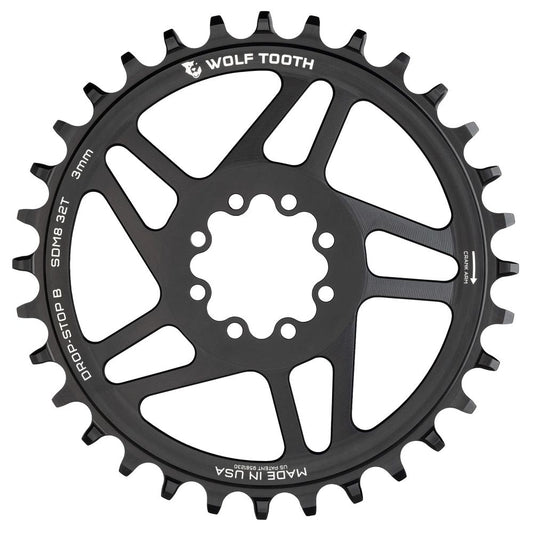 SRAM DM MTB 8-BOLT DROP-STOP B CHAINRING - 3MM OFFSET