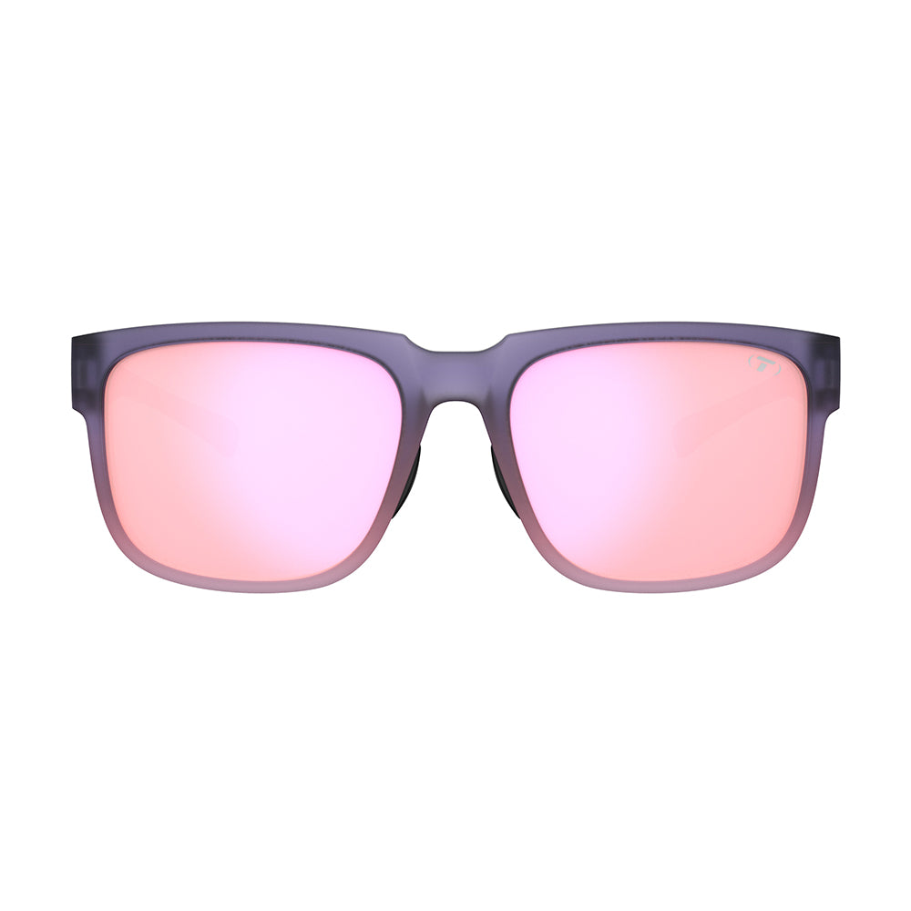 Tifosi Shumo Sunglasses Midnight Coral with Pink Mirror Lens
