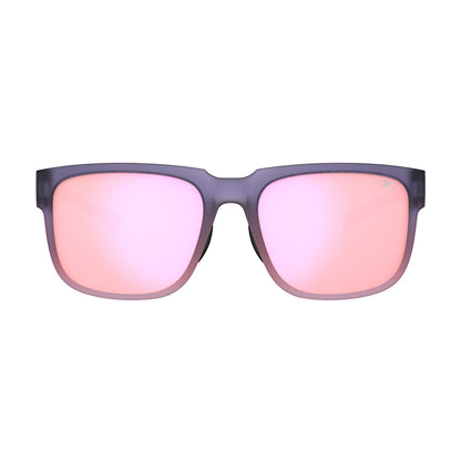 Tifosi Shumo Sunglasses Midnight Coral with Pink Mirror Lens
