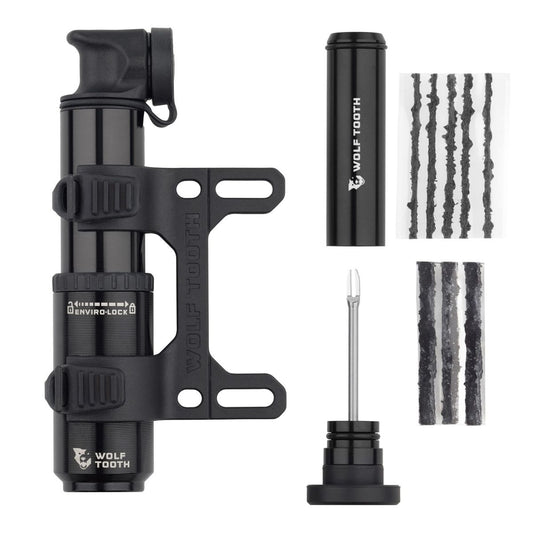 WOLF TOOTH ENCASE PUMP 40CC WITH TUBELESS TYRE PLUG TOOL