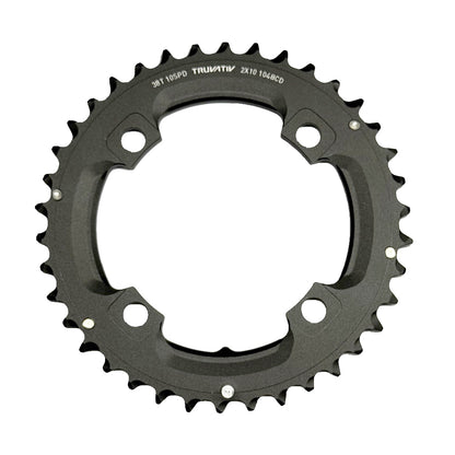 SRAM Chain Ring MTB 38 Tooth 104 S1 49 Chain Line AL5 2x10 Long Pin Blast Black (For 38/24)
