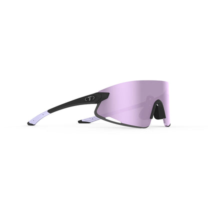 Tifosi Vogel XC Sunglasses Matte Black with Violet Mirror Lens
