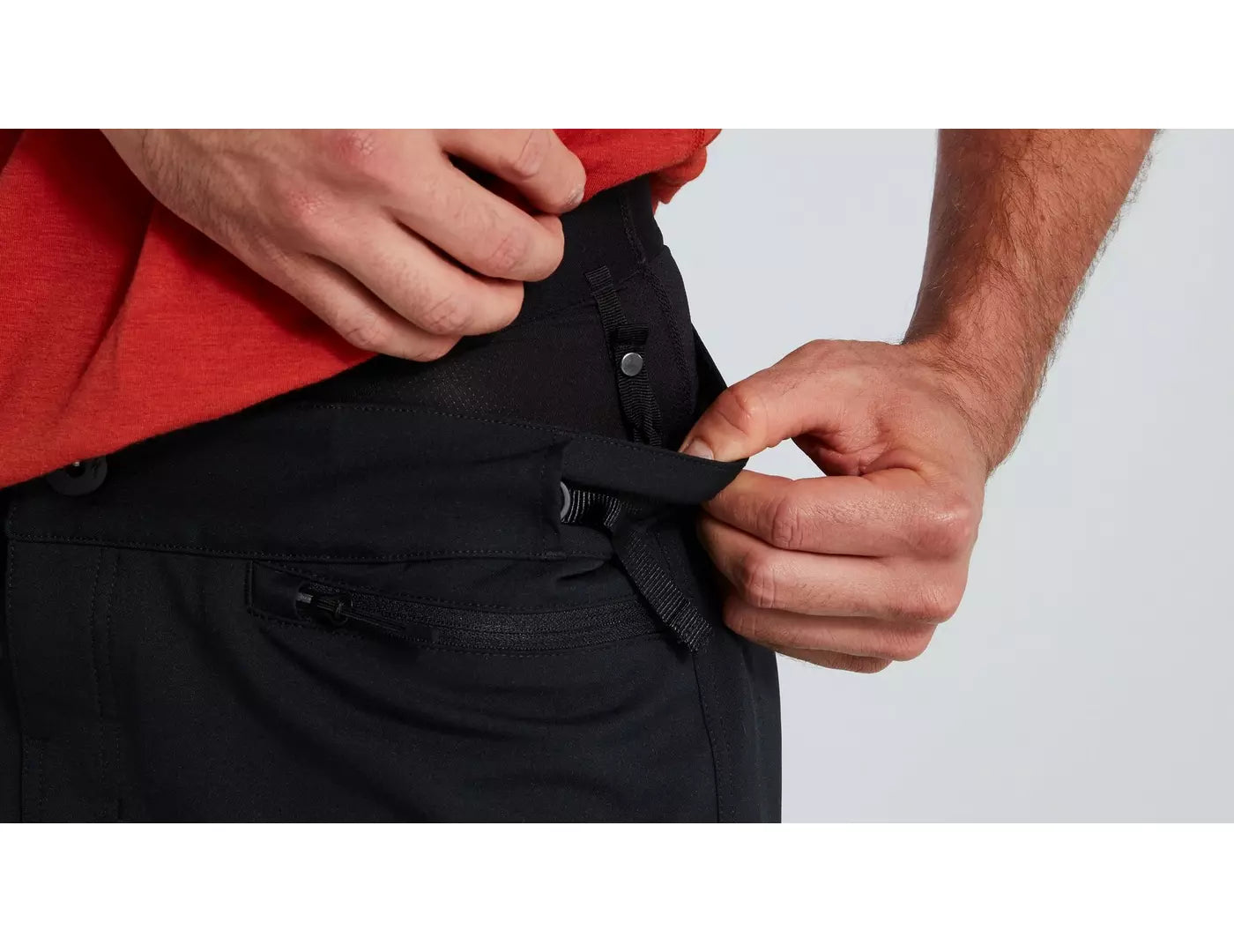 TRAIL SHORT W/LINER MEN BLK 34