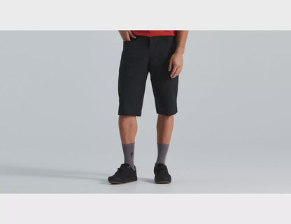 TRAIL SHORT W/LINER MEN BLK 34