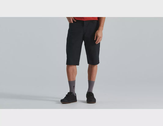 TRAIL SHORT W/LINER MEN BLK 36