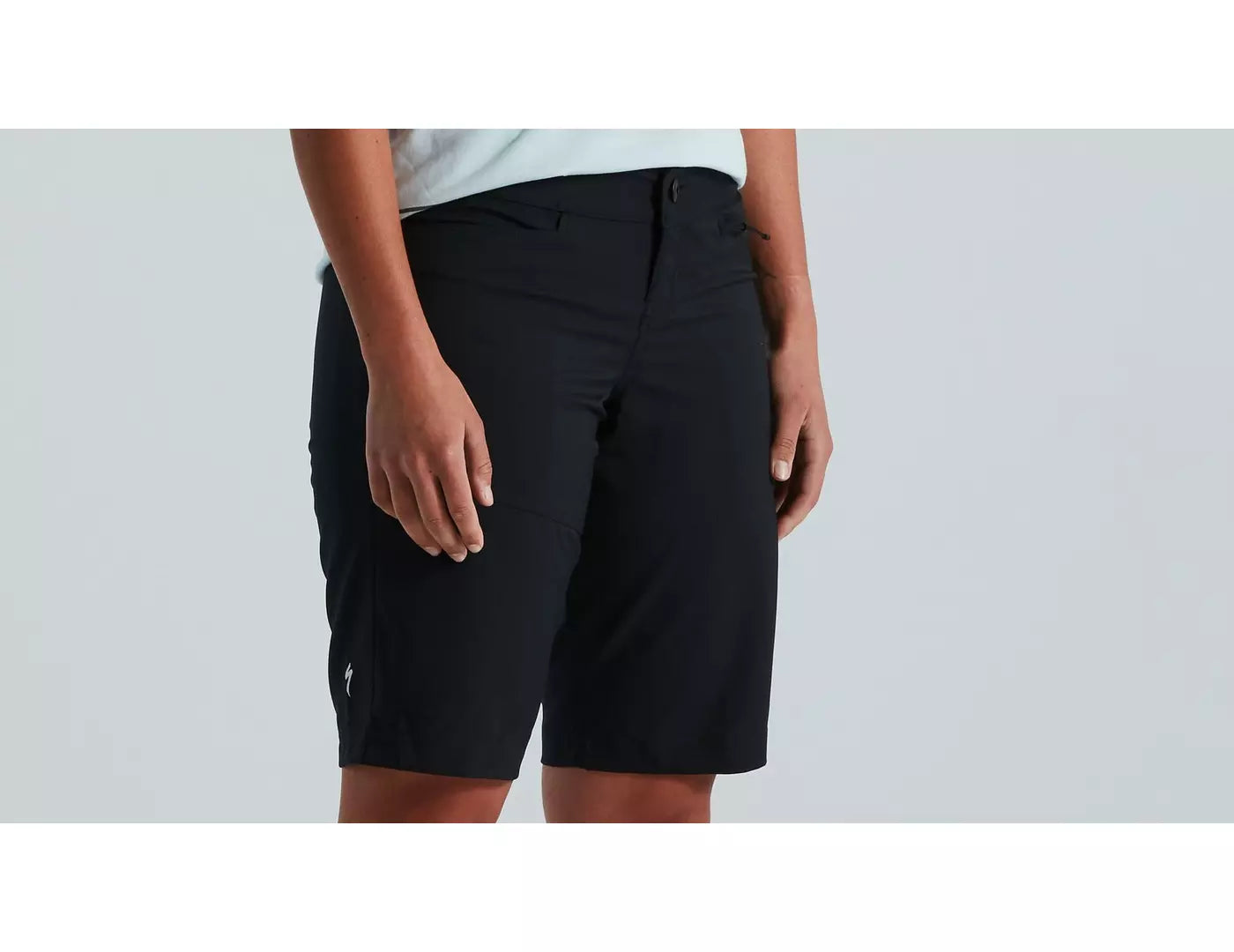 TRAIL SHORT W/LINER WMN BLK S