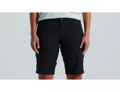 TRAIL SHORT W/LINER WMN BLK S