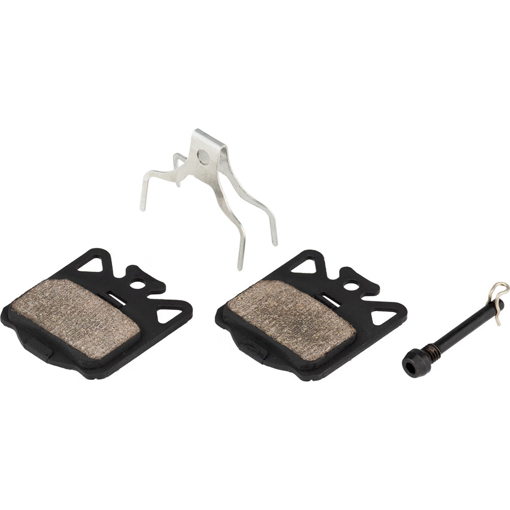 Campagnolo Disc Brake Pads Resin - 2 Pack - Supplied with Spring and Pin Kit
