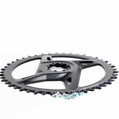 SRAM Chain Ring Road 46T Direct Mount X-Sync 6.5mm Offset - Black (Rival E1) Including 8 Chainring Bolts