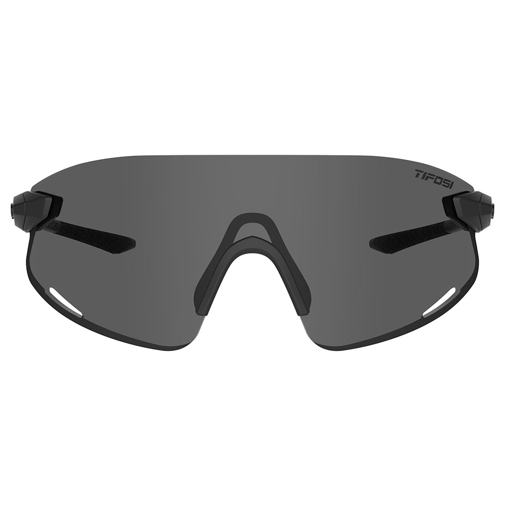 Tifosi Vogel XC Sunglasses Blackout with Smoke No Mirror  Lens
