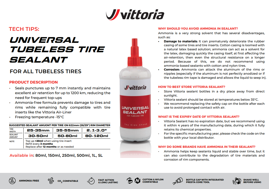 Vittoria Sealant Tech Tip