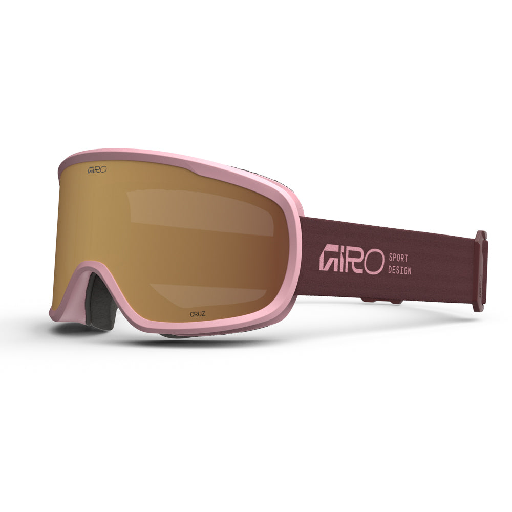 Giro Cruz Stacked Dark Maroon Amber Gold 1
