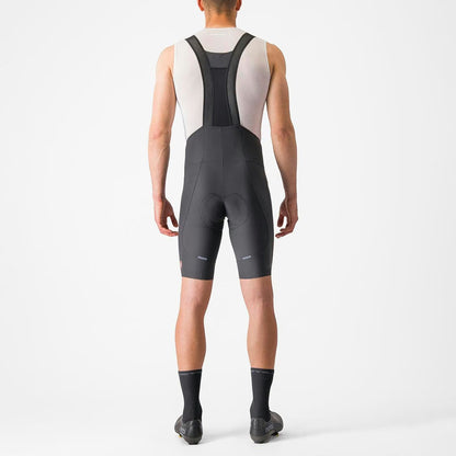 Castelli Espresso Bibshort Men's Dark Gray