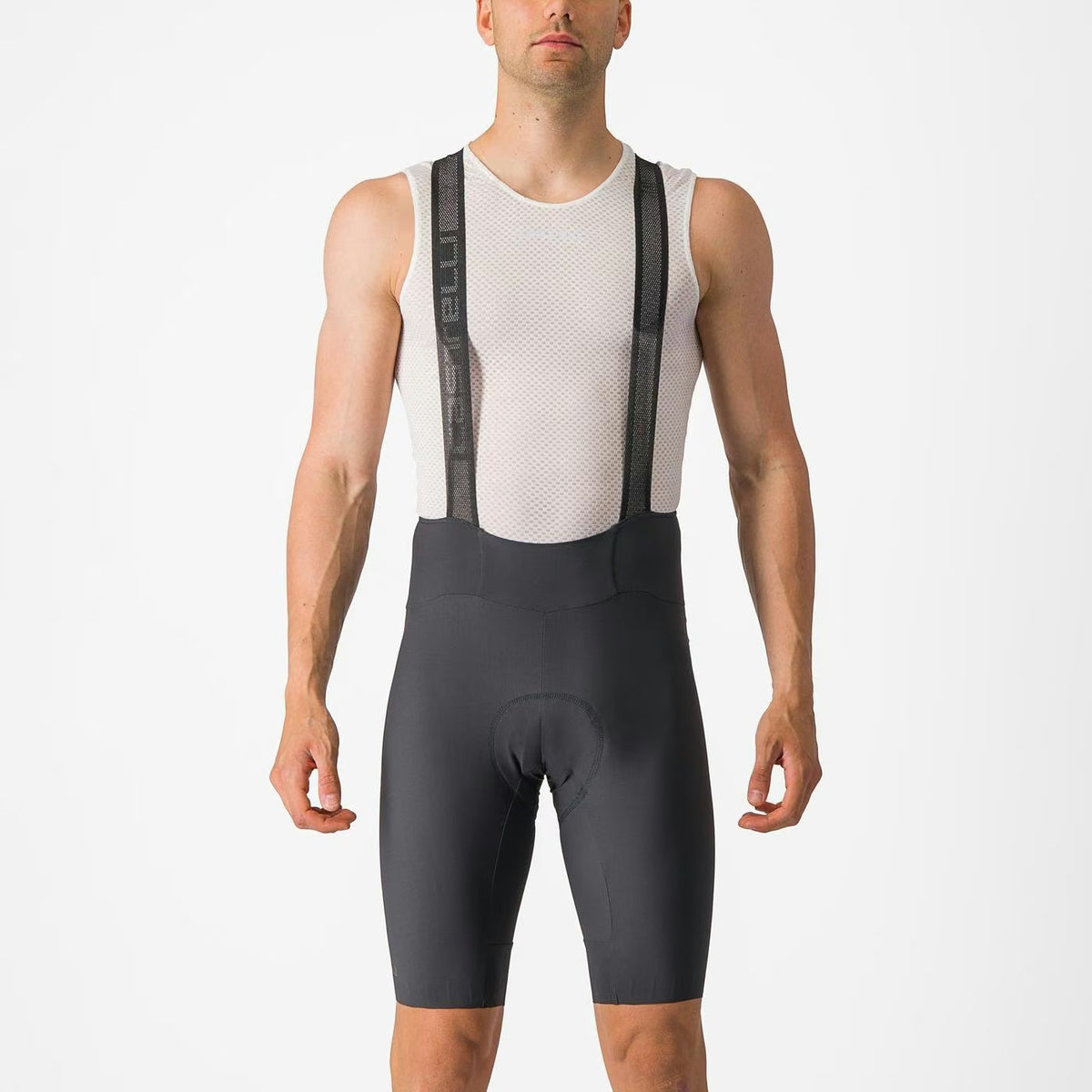 Castelli Espresso Bibshort Men's Dark Gray