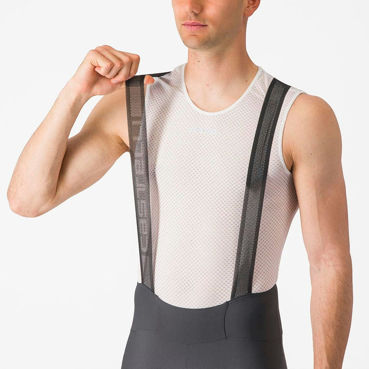 Castelli Espresso Bibshort Men's Dark Gray