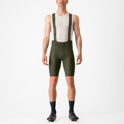 Castelli Espresso Bibshort Men's Deep Green