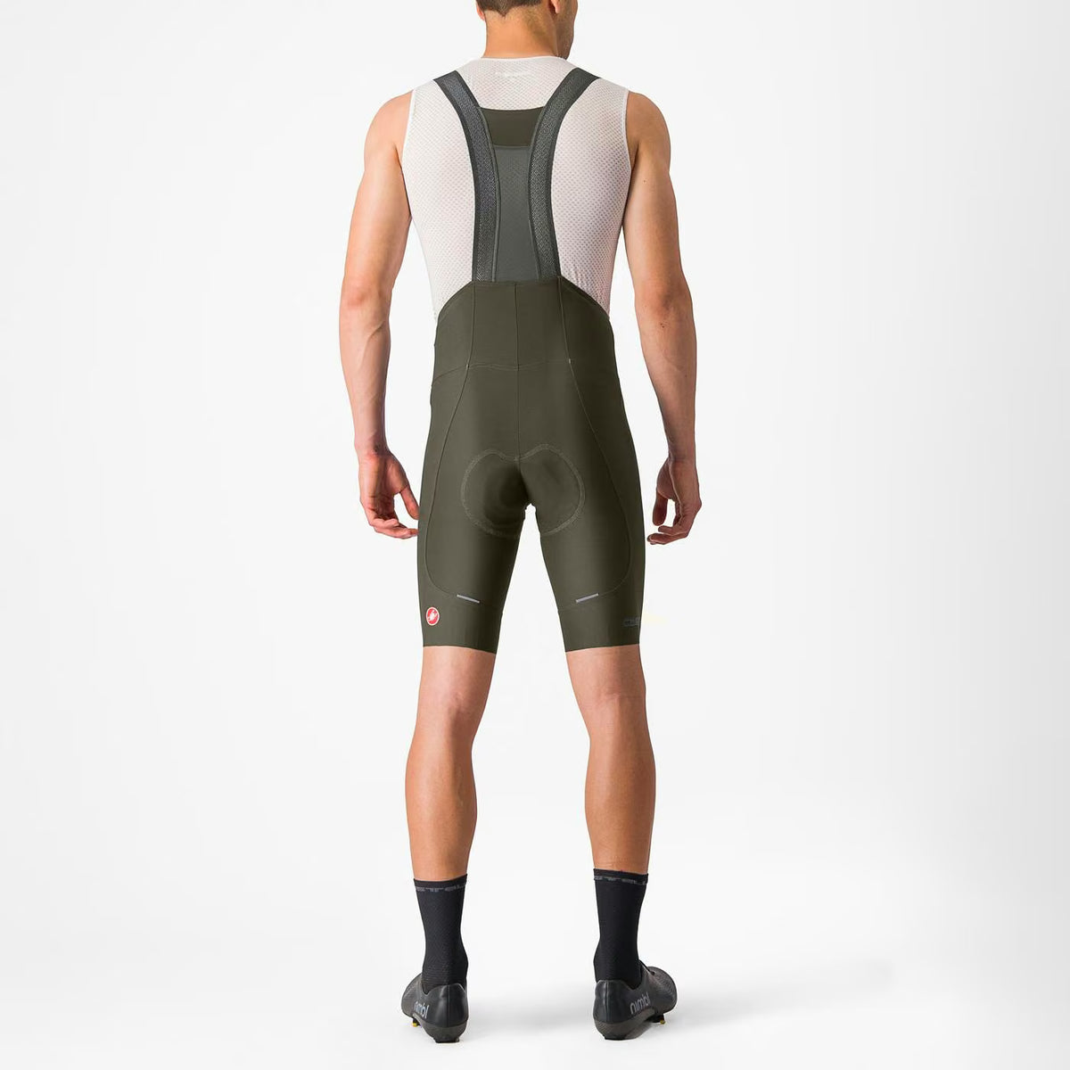 Castelli Espresso Bibshort Men's Deep Green
