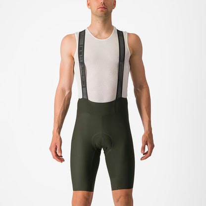 Castelli Espresso Bibshort Men's Deep Green