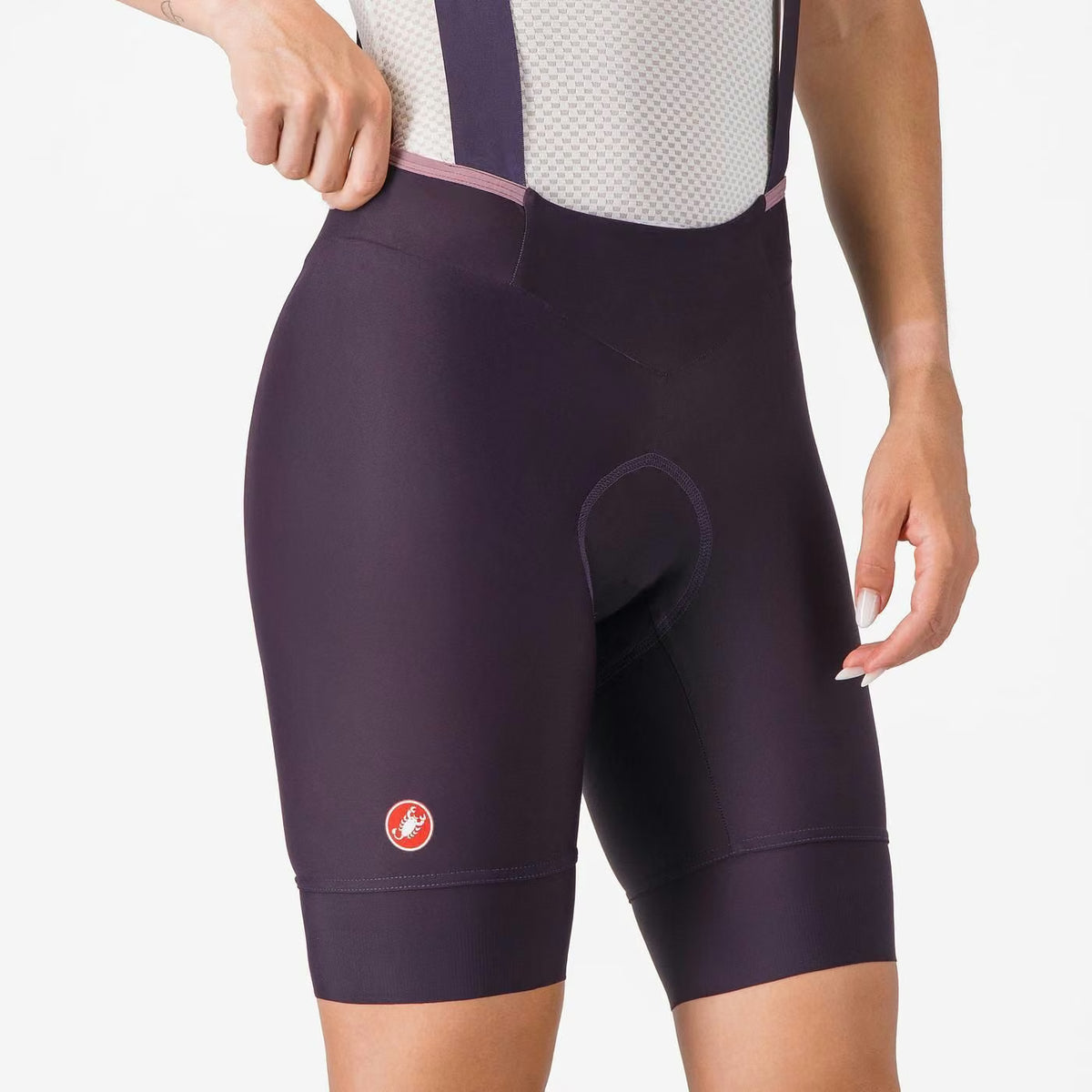 Castelli Prima 2 Bibshort Women's Dark Night Shade/Deep Purple