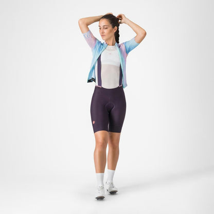 Castelli Prima 2 Bibshort Women's Dark Night Shade/Deep Purple