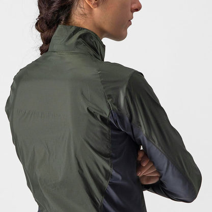 Castelli Squadra Stretch Jacket Women's Military Green/Dark