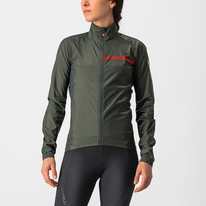 Castelli Squadra Stretch Jacket Women's Military Green/Dark
