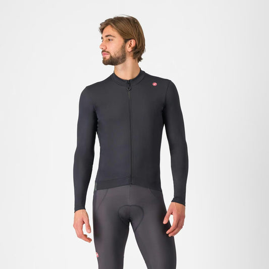 Castelli Espresso Thermal Jersey Men's Light Black