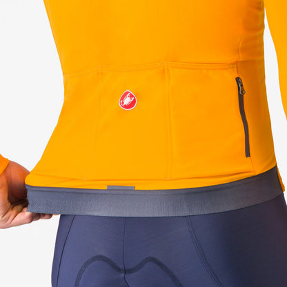Castelli Espresso Thermal Jersey Men's Vivid Orange