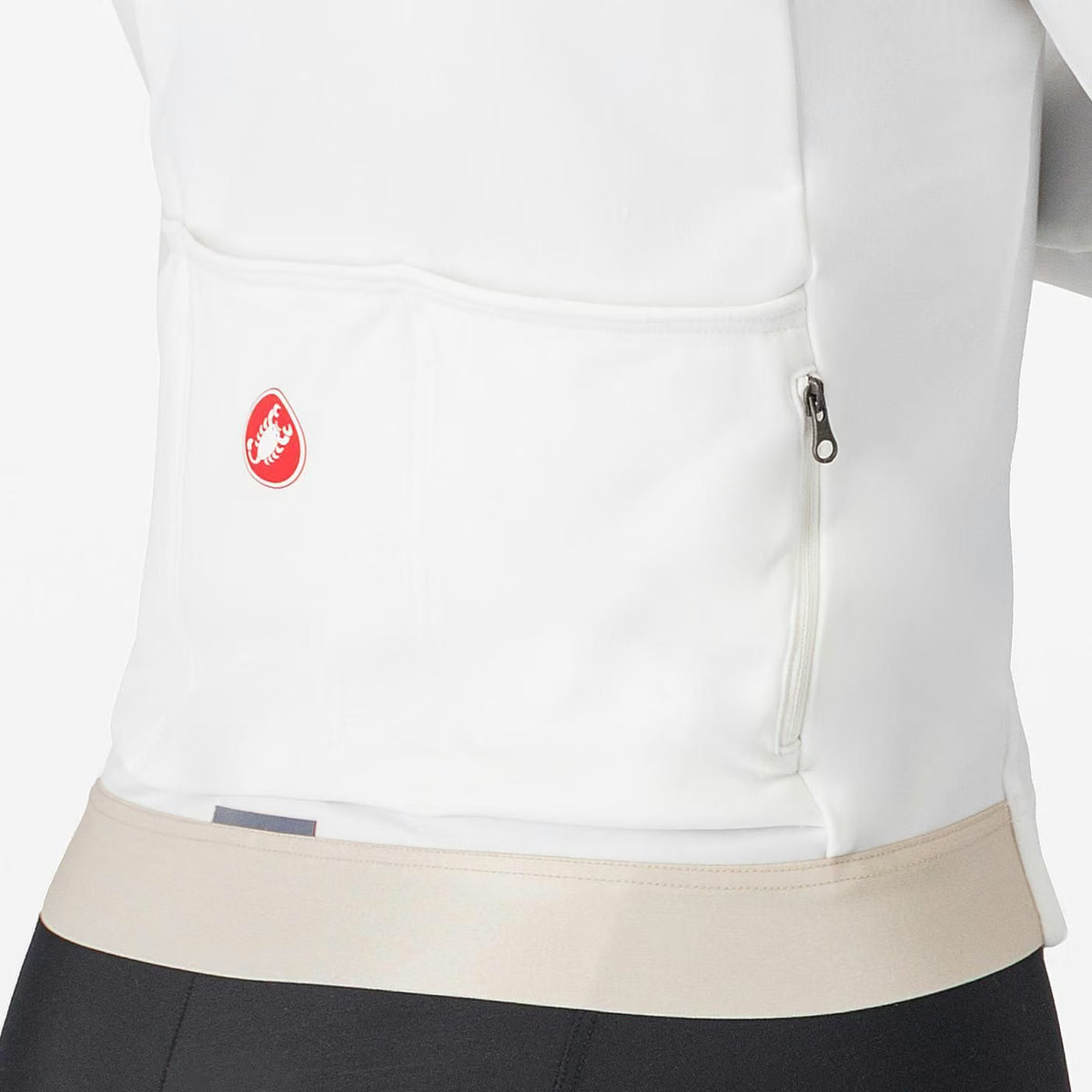 Castelli Espresso Thermal Jersey Women's Ivory / Silver Moon