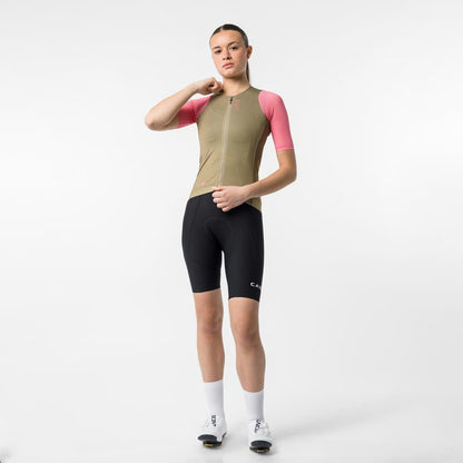 Castelli Corretto Jersey Women's Elmwood/Rosa Giro