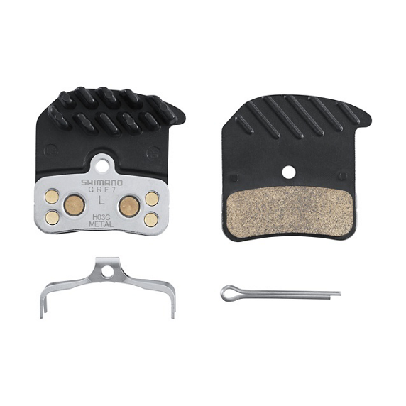 Shimano Disc Brake Pad - H03C-MF -Metal/Fins